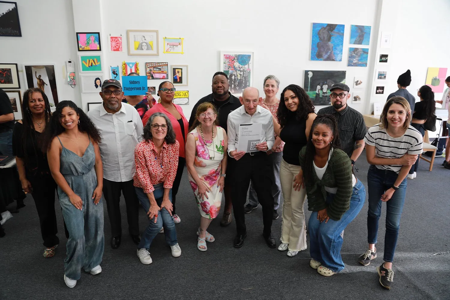 Concourse artists gathered during the 2023 IOS Art Walk