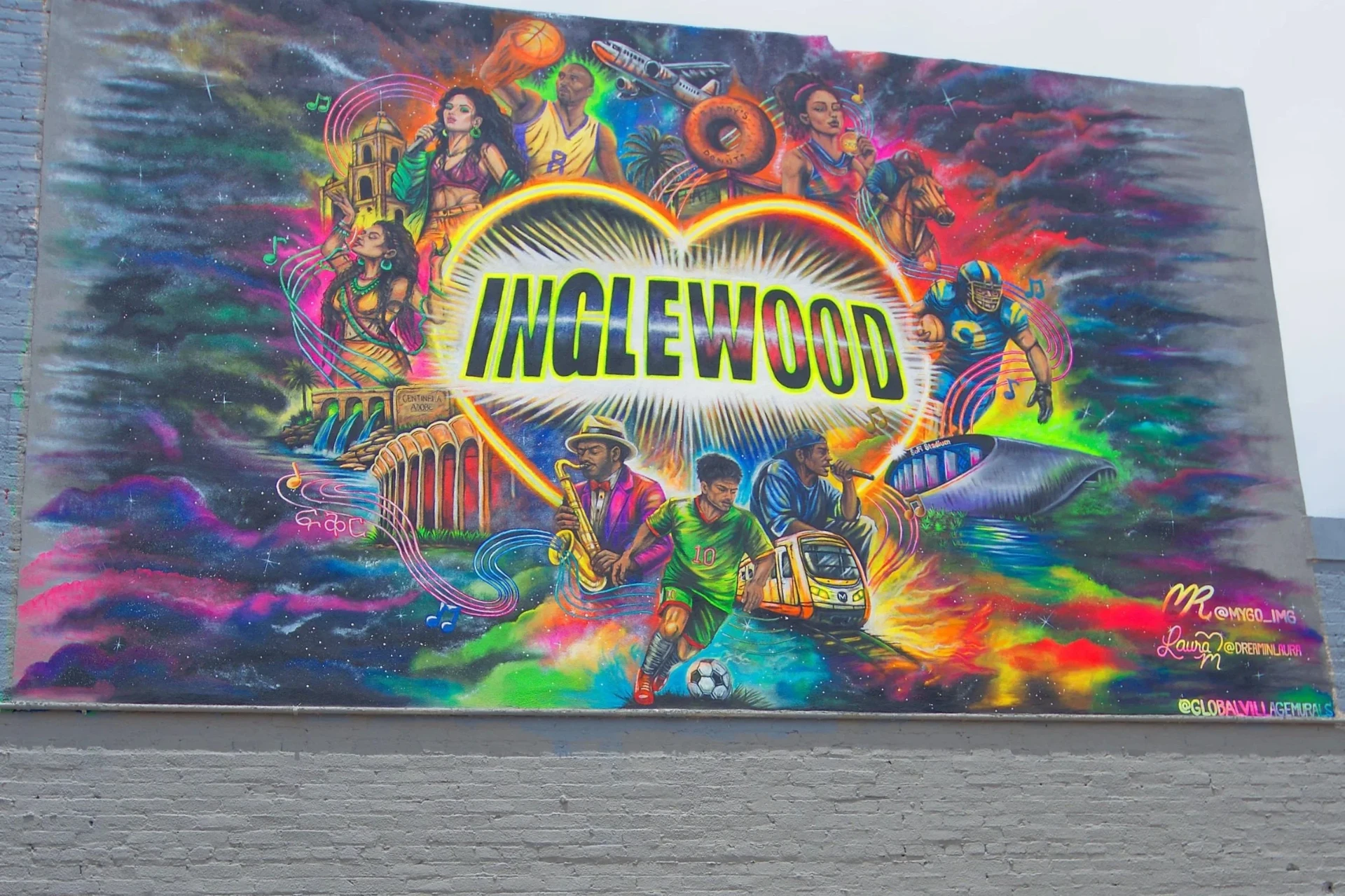 The Heartbeat of Market Street by Michael Rangel — full elevation at Market Street and Manchester Boulevard